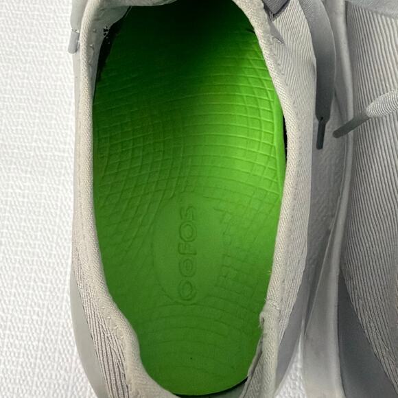 OOFOS OOmg Sport LS Comfort Recovery Mens Size 11 Gray White Lace Up Shoes main image 10